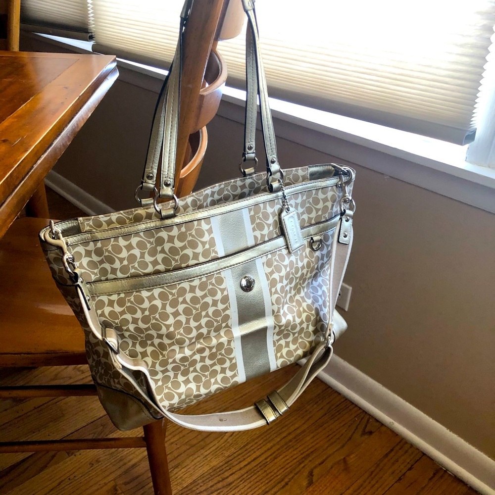 Used Coach Diaper Bag